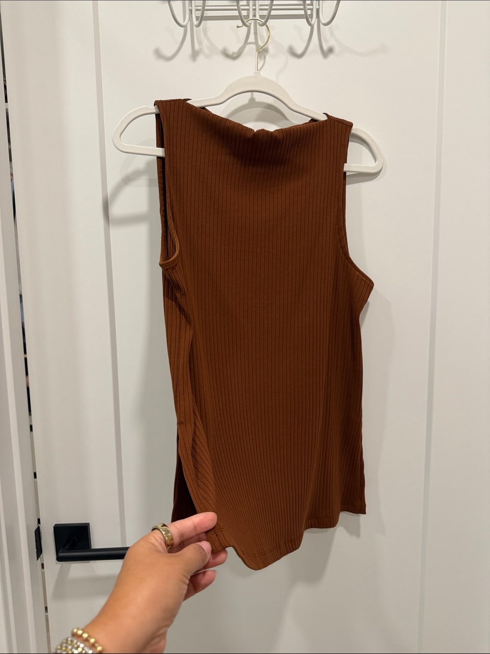 Old Navy Ribbed Tank Top - Rust - Picture 2 of 6